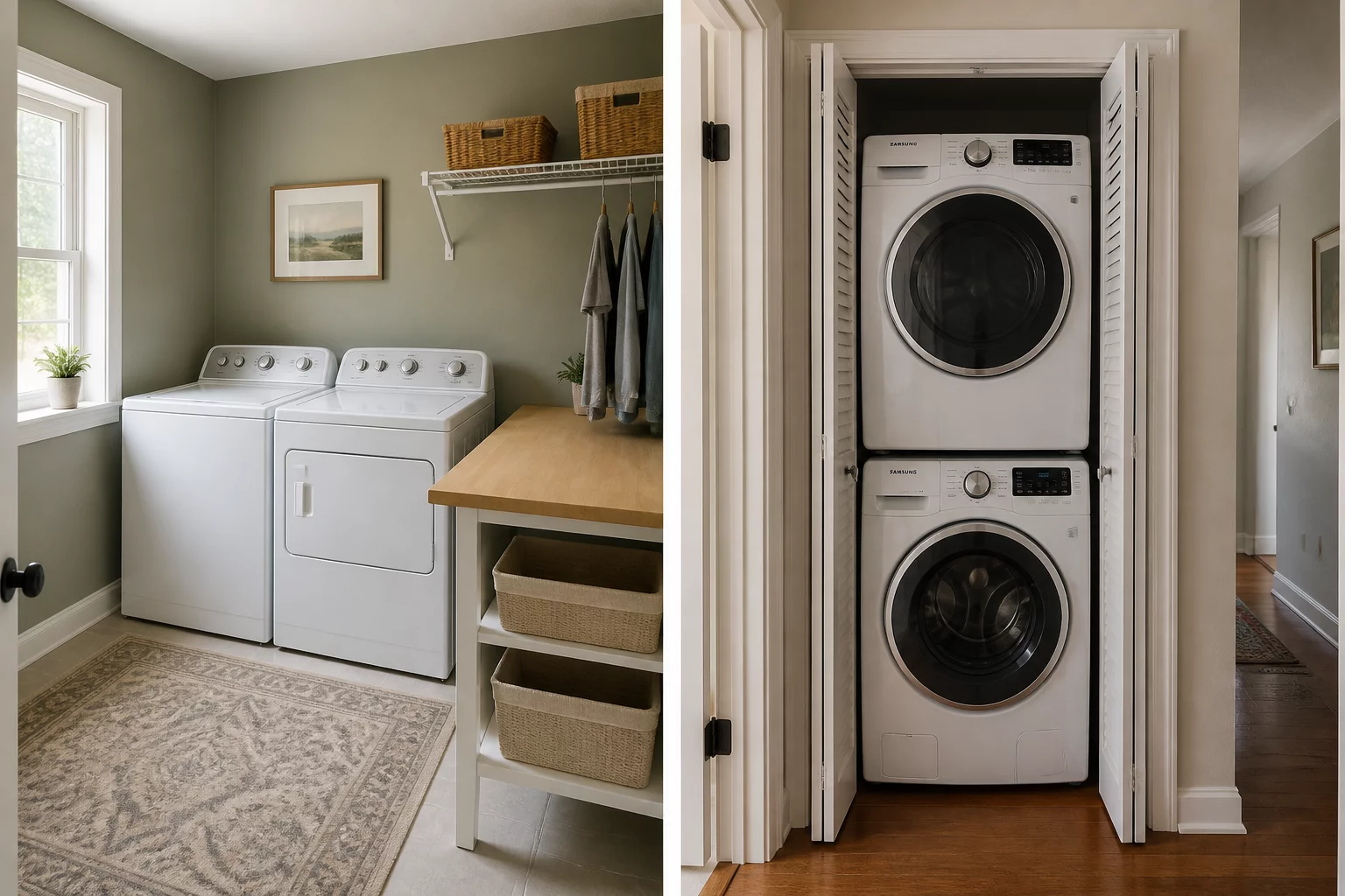 Dedicated Laundry vs Closet Setup