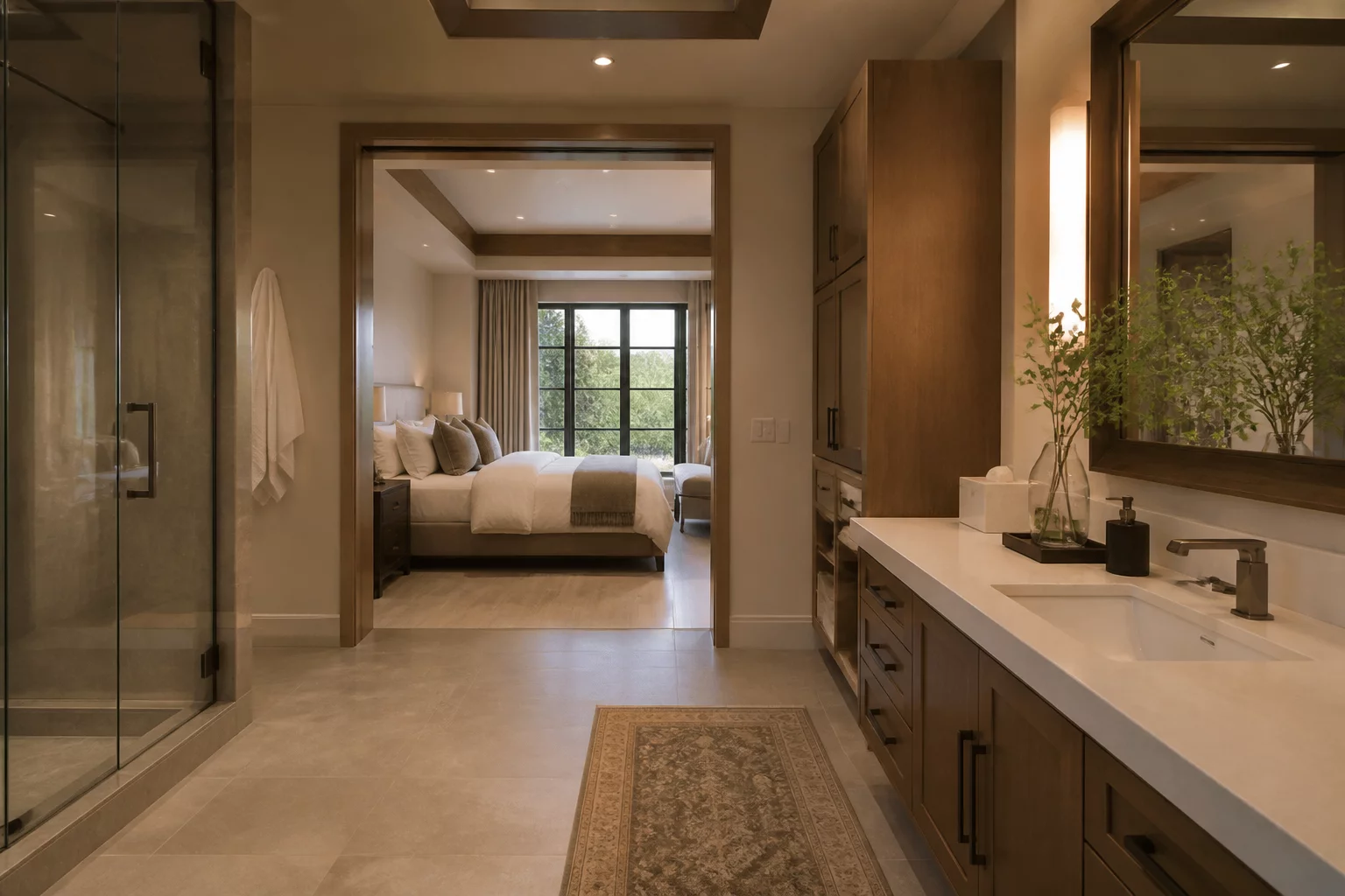 En Suite Bathroom vs Hall Access door planning