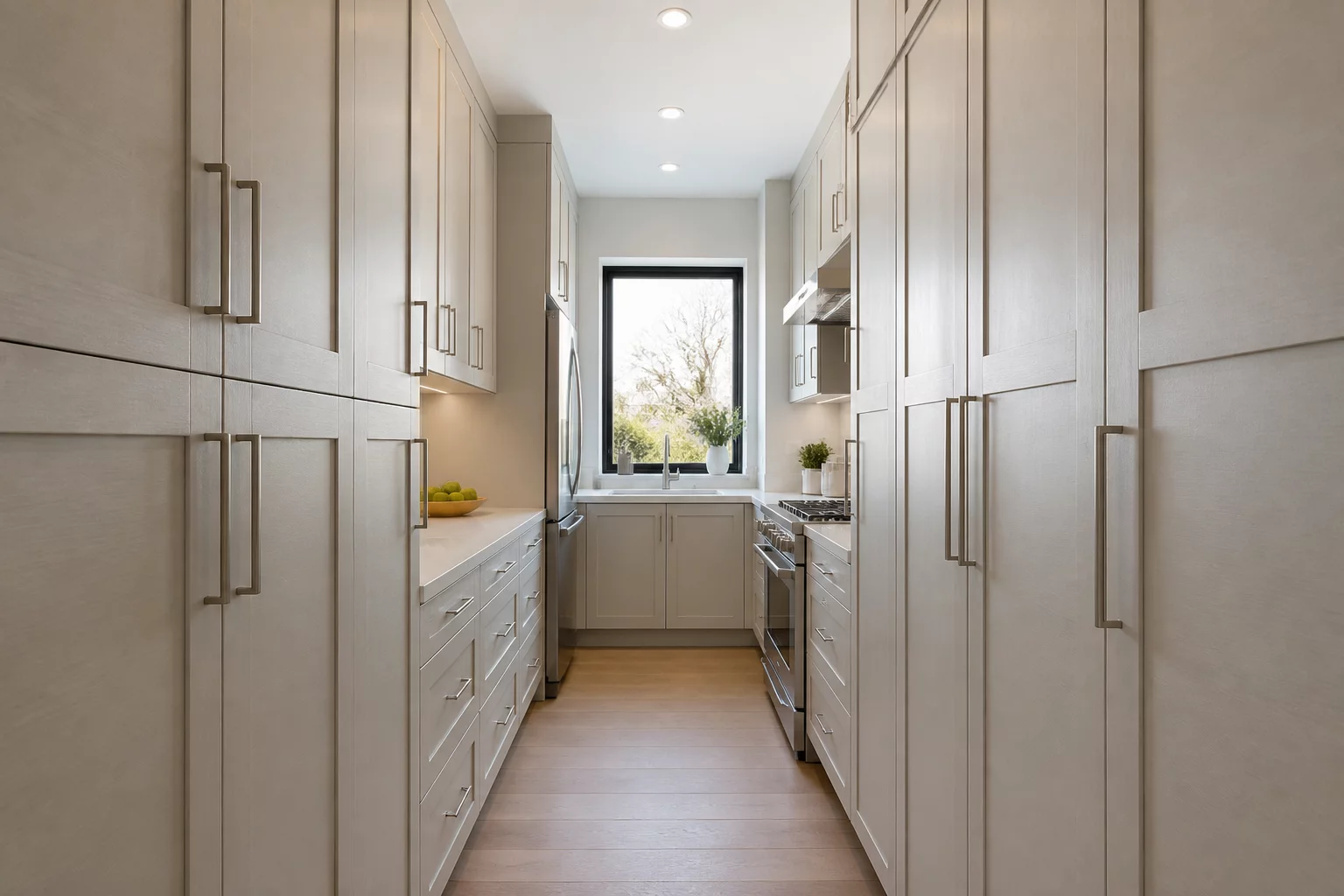 More Cabinets Less Circulation