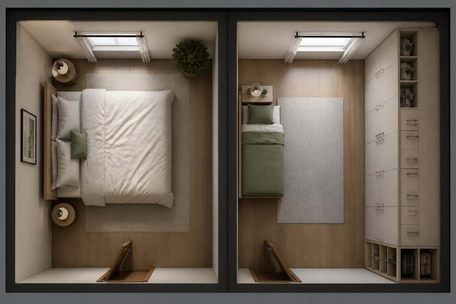 Similar Bedrooms Different Trade Offs comparison