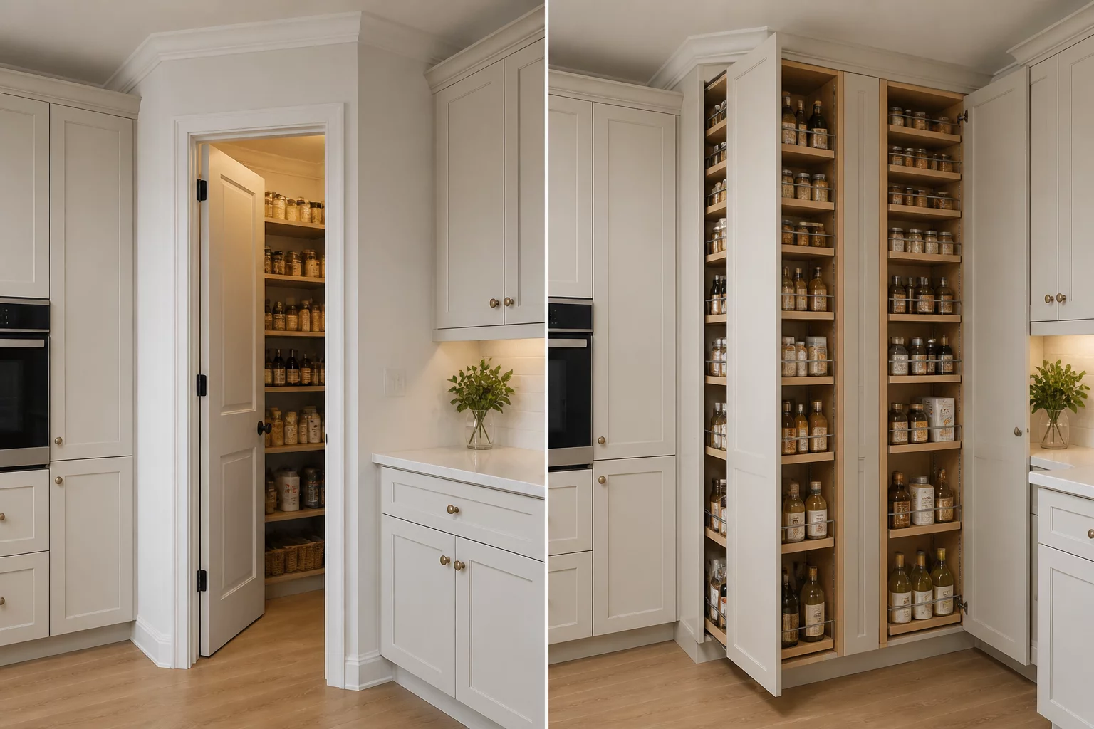 Walk In Pantry vs Cabinet Storage